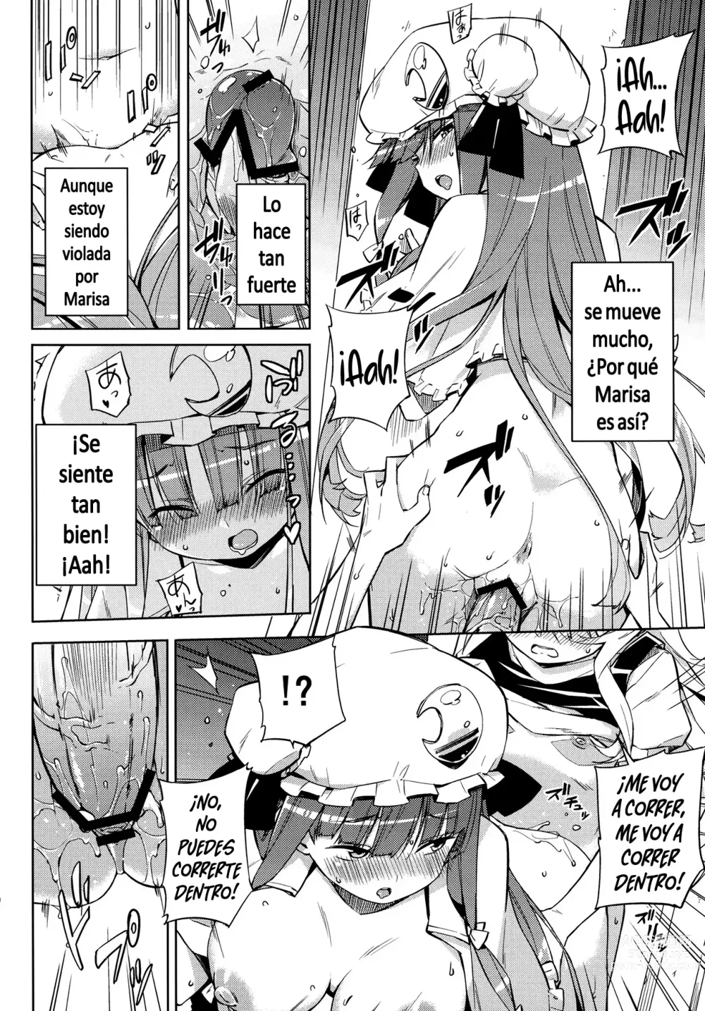Page 10 of doujinshi Scarlet Devil Mansion Stories, Marisa X Patchouli