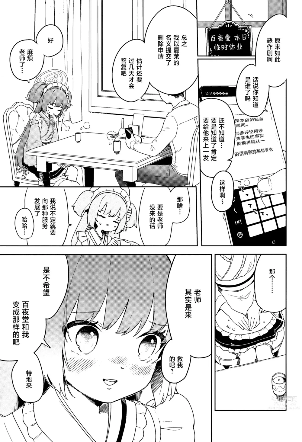 Page 7 of doujinshi Momoyodou wa Ecchi na Omise ja Arimasen!