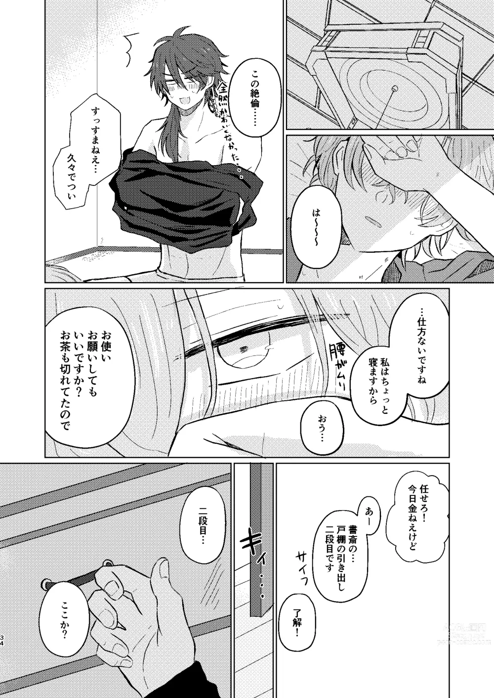 Page 33 of doujinshi Sekai de Ichiban