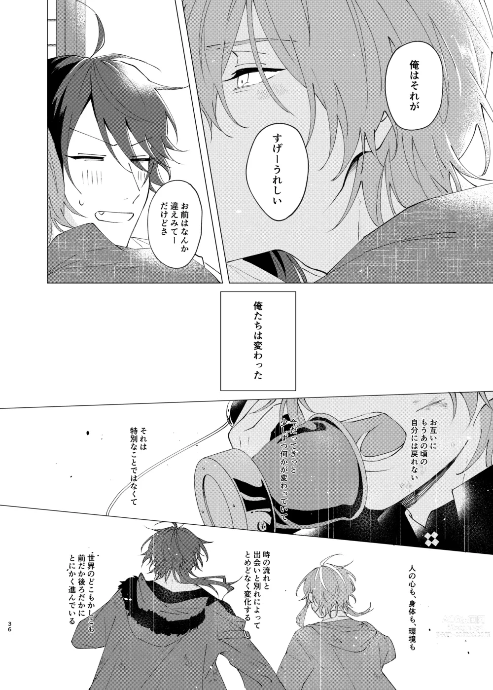 Page 34 of doujinshi Im leaving for good.