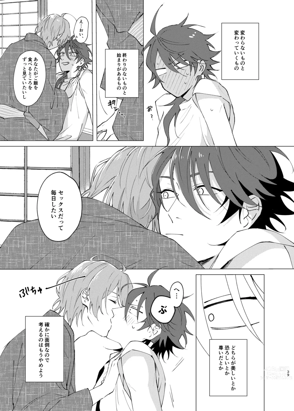 Page 37 of doujinshi Im leaving for good.