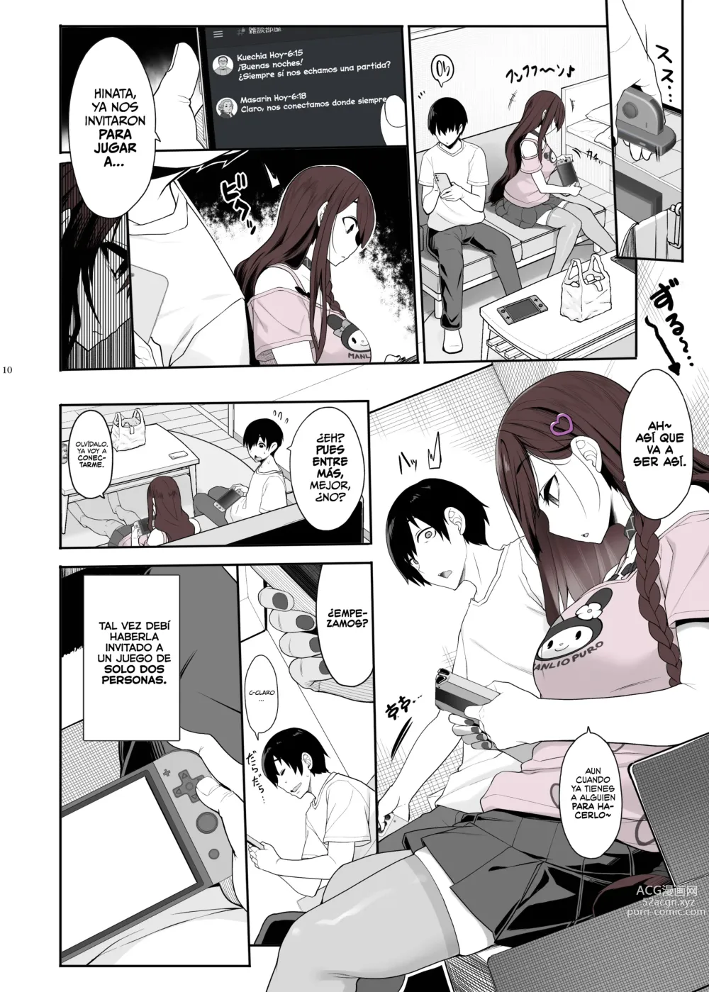 Page 9 of doujinshi Una Chica Sospechosa se Mete en mi Casa, Juega Videojuegos y Quiere Tener Sexo Conmigo