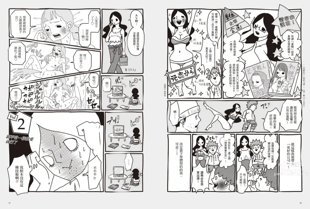 Page 11 of manga 我當AV女優的那些年 1