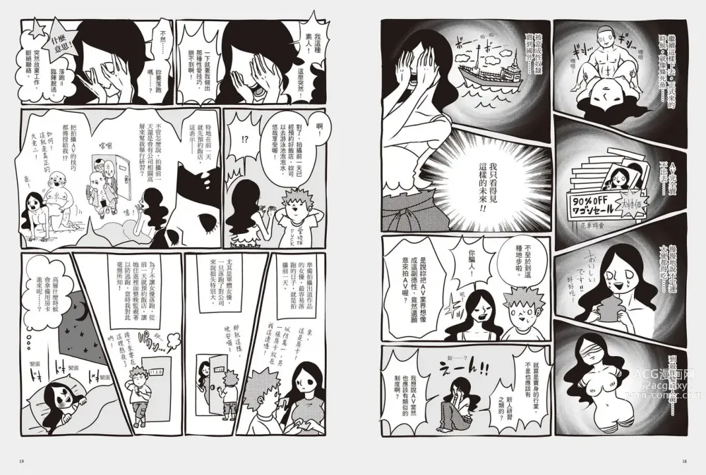 Page 12 of manga 我當AV女優的那些年 1