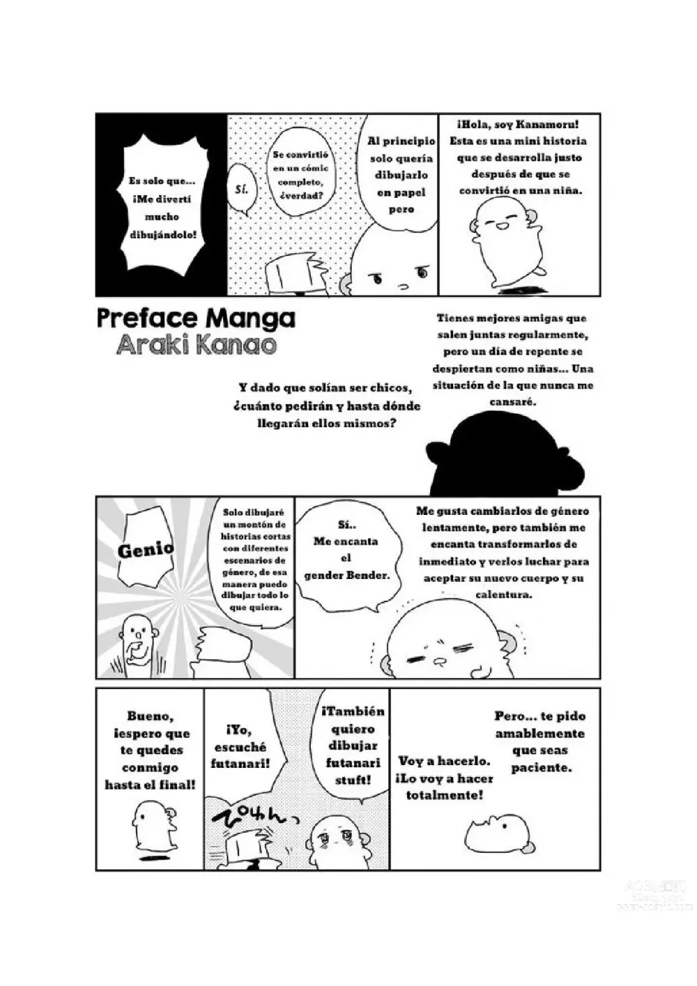 Page 2 of doujinshi Nyotaika Shita Ore no Chotto Tadareta Gakkou Seikatsu