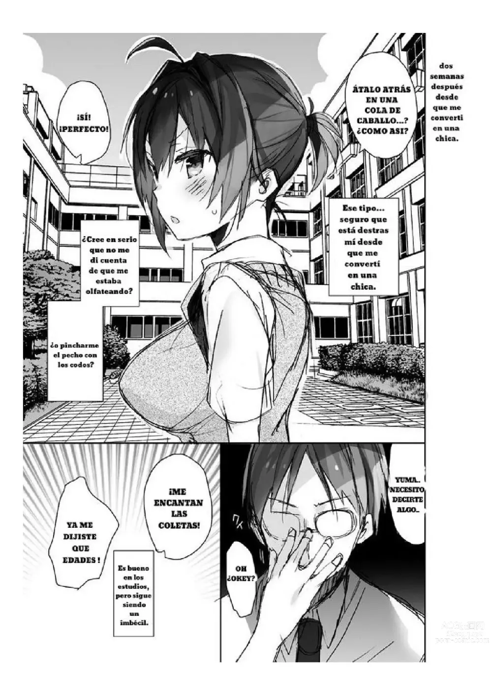 Page 5 of doujinshi Nyotaika Shita Ore no Chotto Tadareta Gakkou Seikatsu