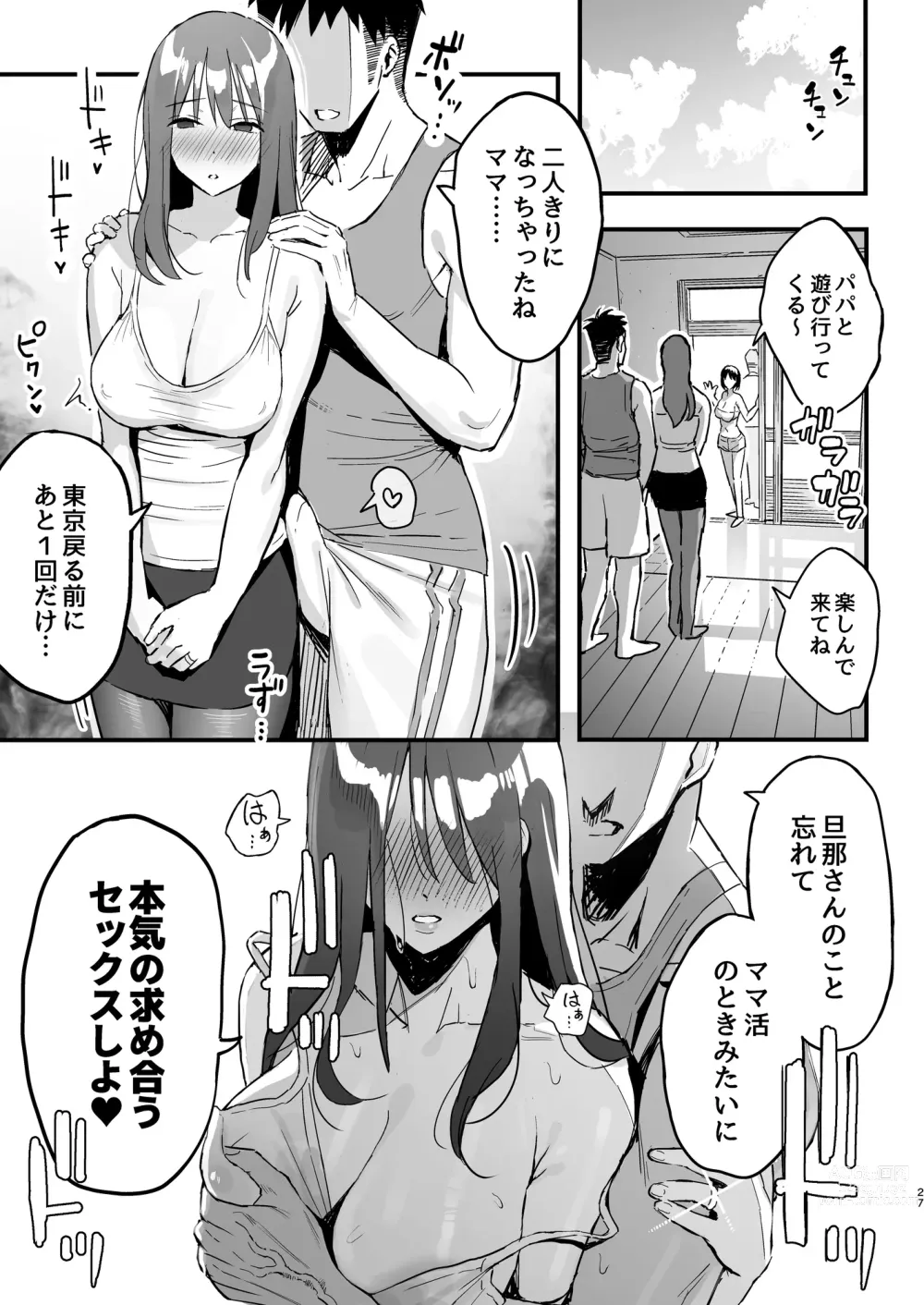 Page 26 of doujinshi Kanojo no mama wa mama katsu no mamadatta.