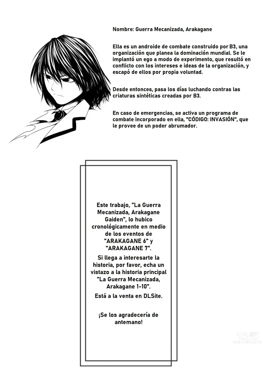 Page 3 of doujinshi Kikou Senshi Arakagane Gaiden