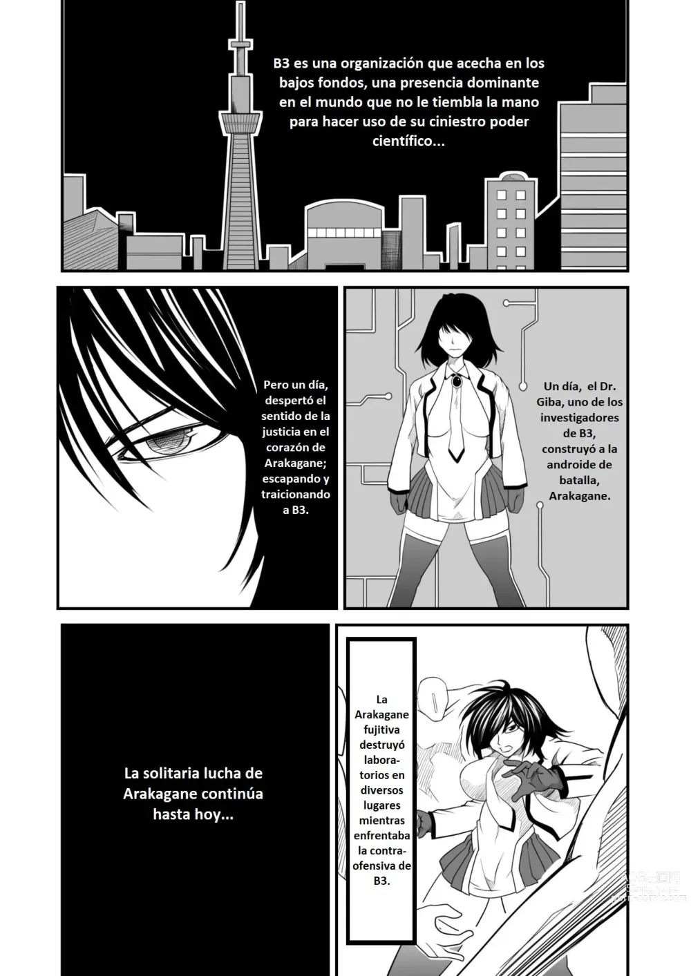 Page 4 of doujinshi Kikou Senshi Arakagane Gaiden