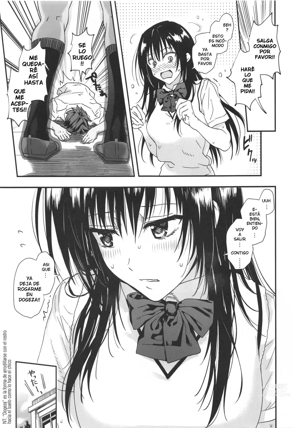Page 5 of doujinshi To LOVE-Ru na Oppai -Oshi ni Yowai JK Kanojo-san-