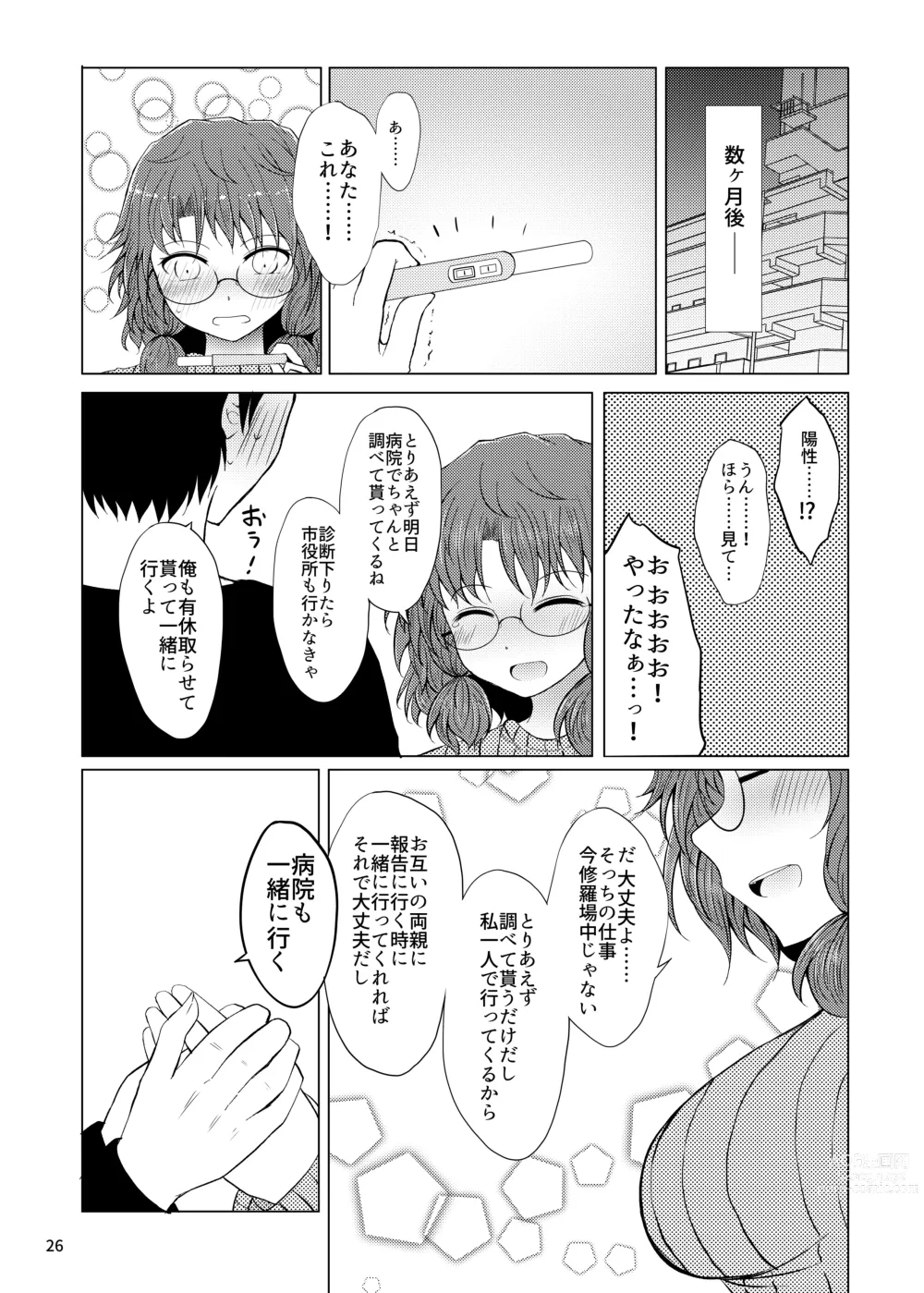 Page 25 of doujinshi Shinkon Sumireko