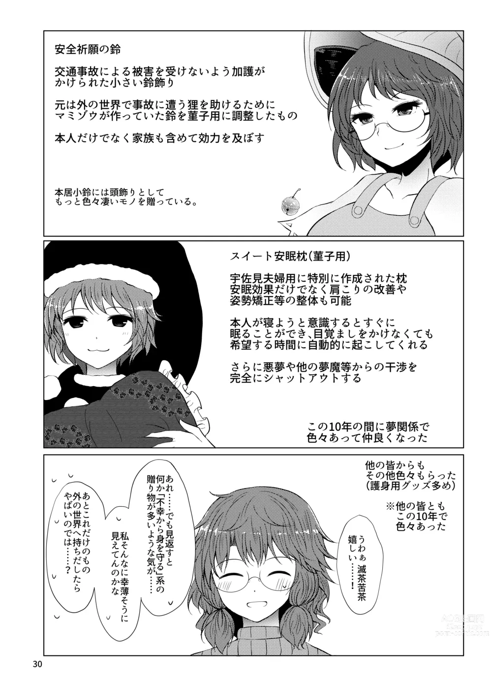 Page 29 of doujinshi Shinkon Sumireko