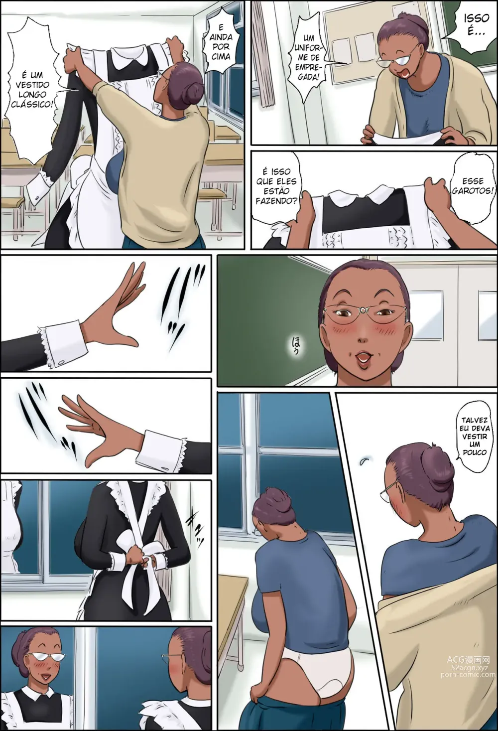 Page 4 of doujinshi Esta Professora Adora Cosplay e Garotos Virgens