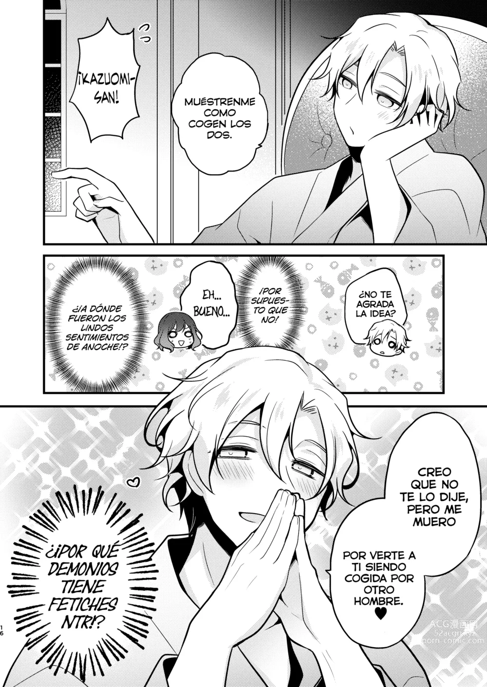 Page 16 of doujinshi Tensei-saki no Fiancé wa NTR Zokusei Mochi deshita