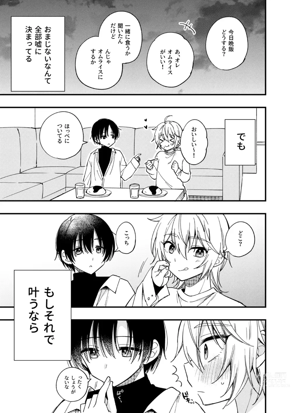Page 16 of doujinshi Totsuzen desu ga Inma ni Natta node Koibito Miman dakedo Sex Shimasu