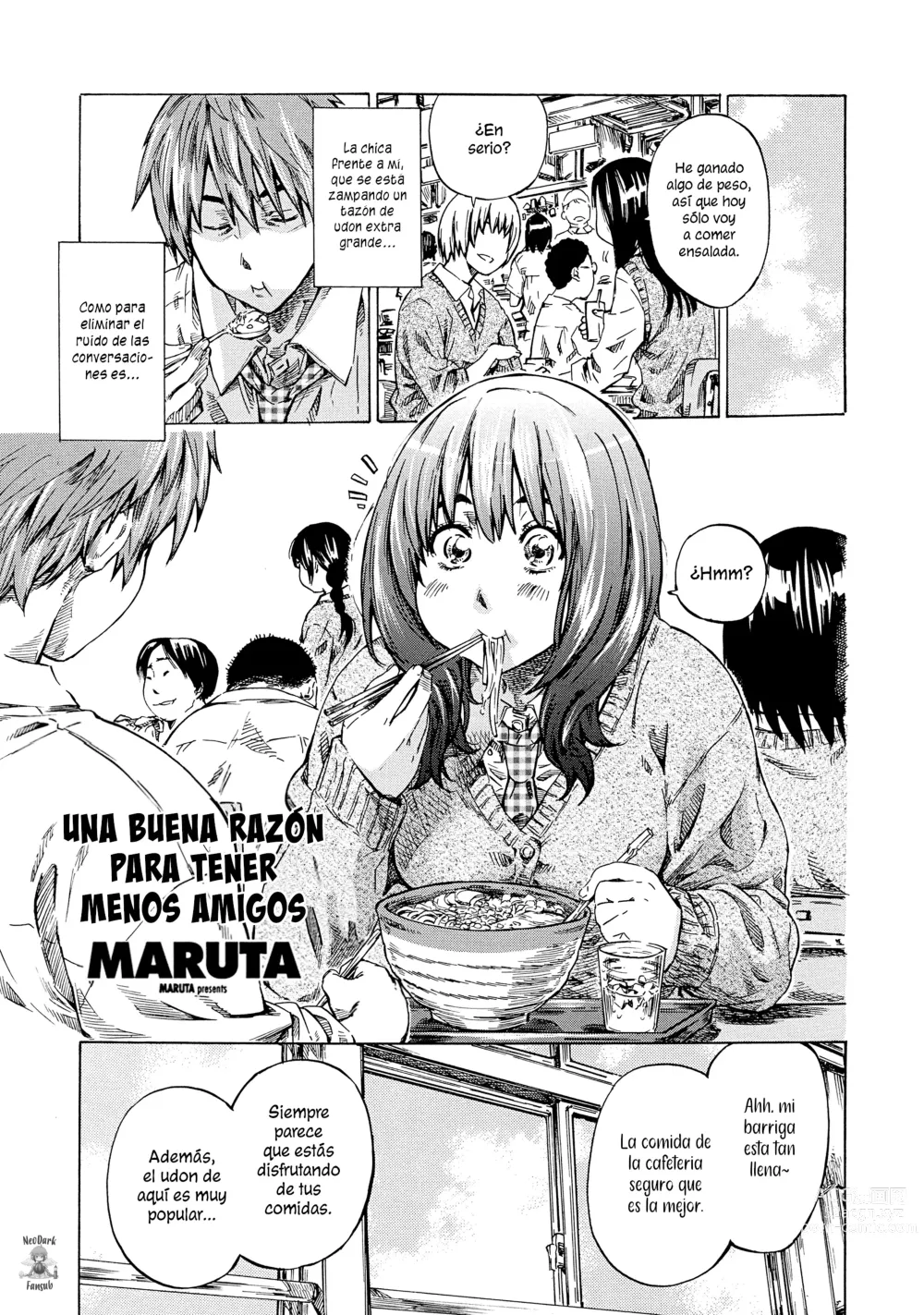 Page 1 of manga Una Buena Razón Para Tener Menos Amigos (decensored)