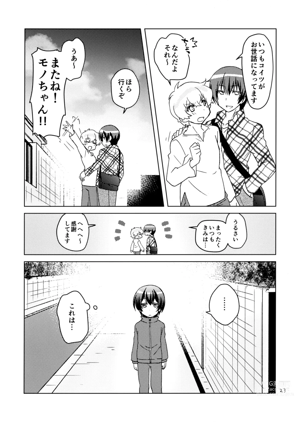 Page 22 of doujinshi Boku no Suki na Yatsu ga Nonke Uke no Kudan ni Tsuite.