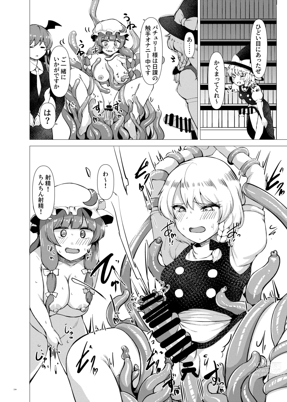 Page 234 of doujinshi Touhou Futanari Uke Goudou-shi