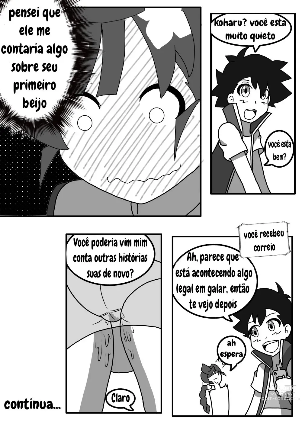 Page 13 of doujinshi Satoshi and koharu daily talk cap 01