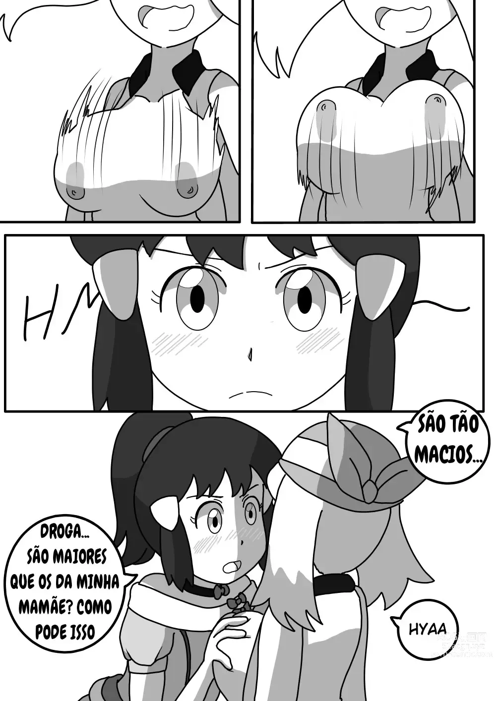 Page 17 of doujinshi Satoshi and koharu daily talk cap 08