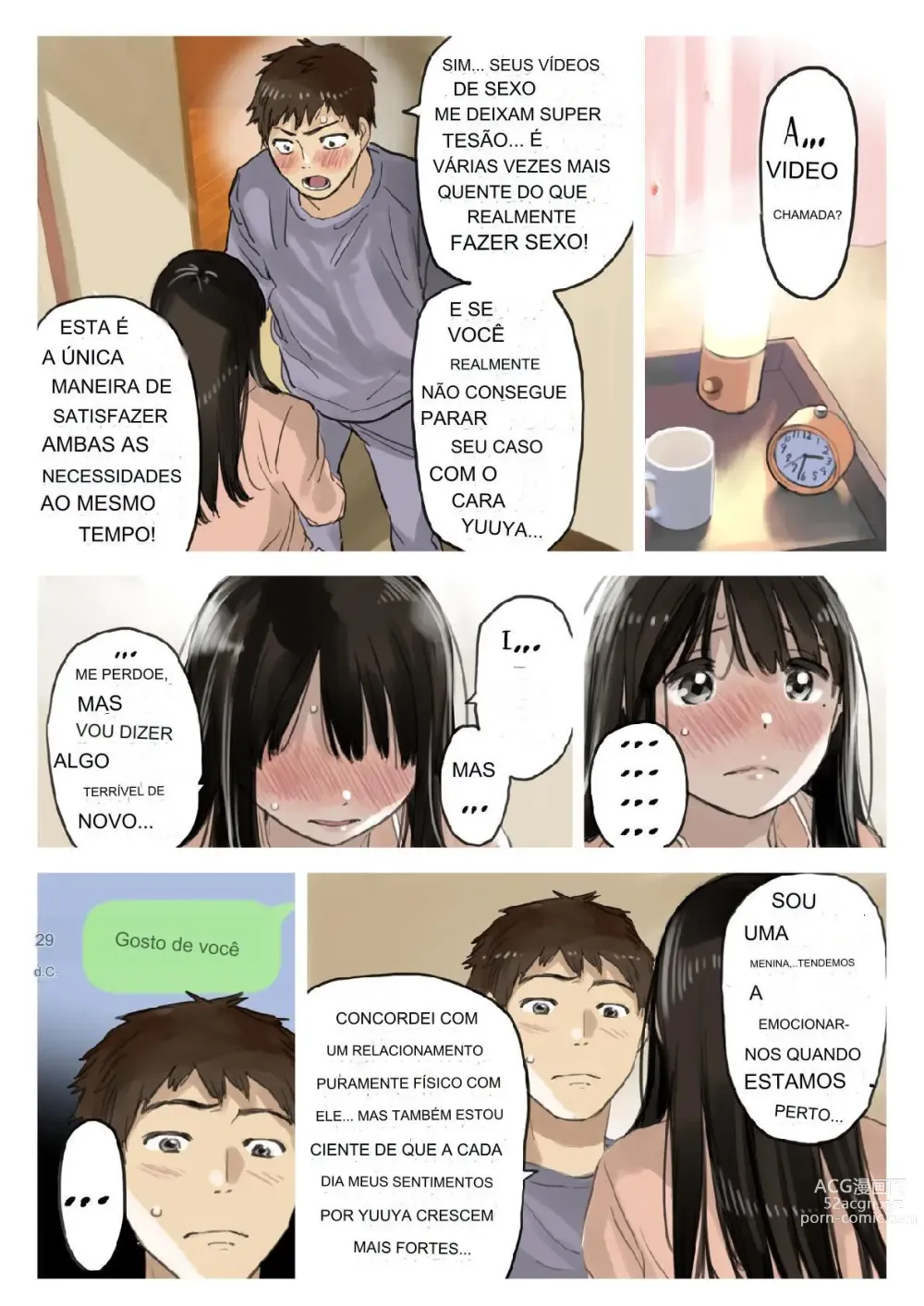 Page 72 of doujinshi Kanojo no SmaPho o Nozoita dake nano ni 3  I Just Snooped through Her Smartphone 3 [ptbr] google tradutor