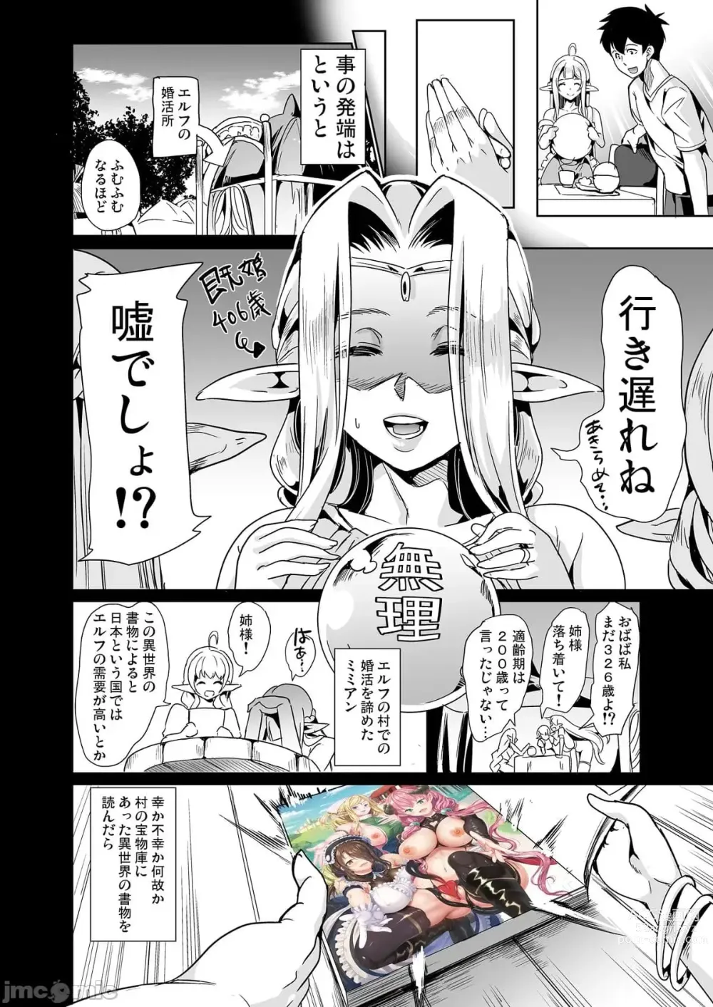 Page 189 of doujinshi スケベエルフ姉妹、婚活に来る 総集編