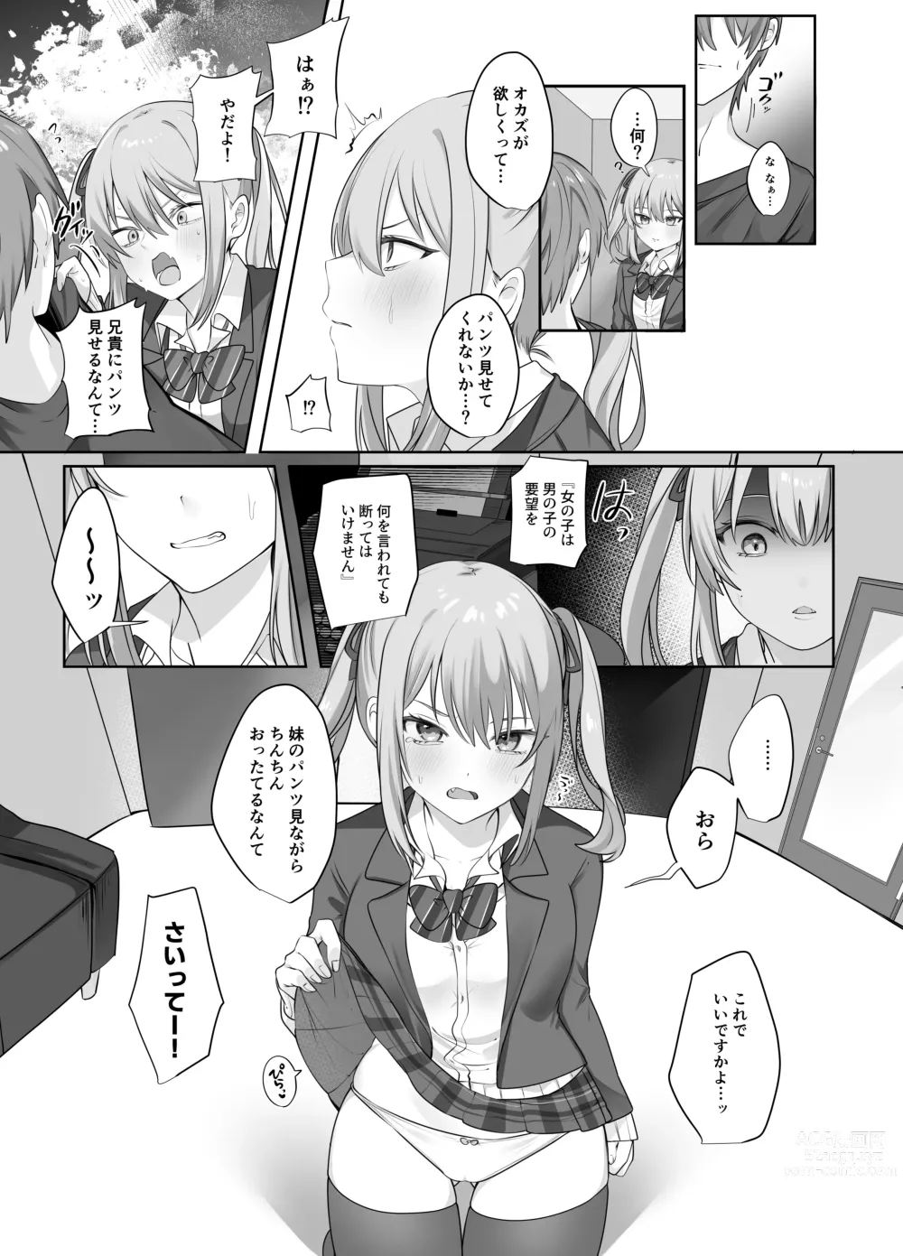 Page 10 of doujinshi Sex Shinai to Derarenai Heya ni Naka no Warui Imouto to Tojikomerareru