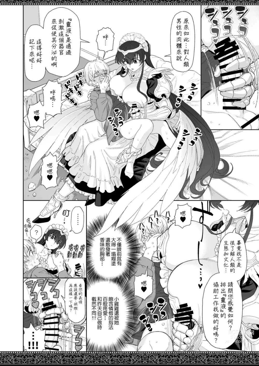 Page 8 of doujinshi 天上世界的女僕們