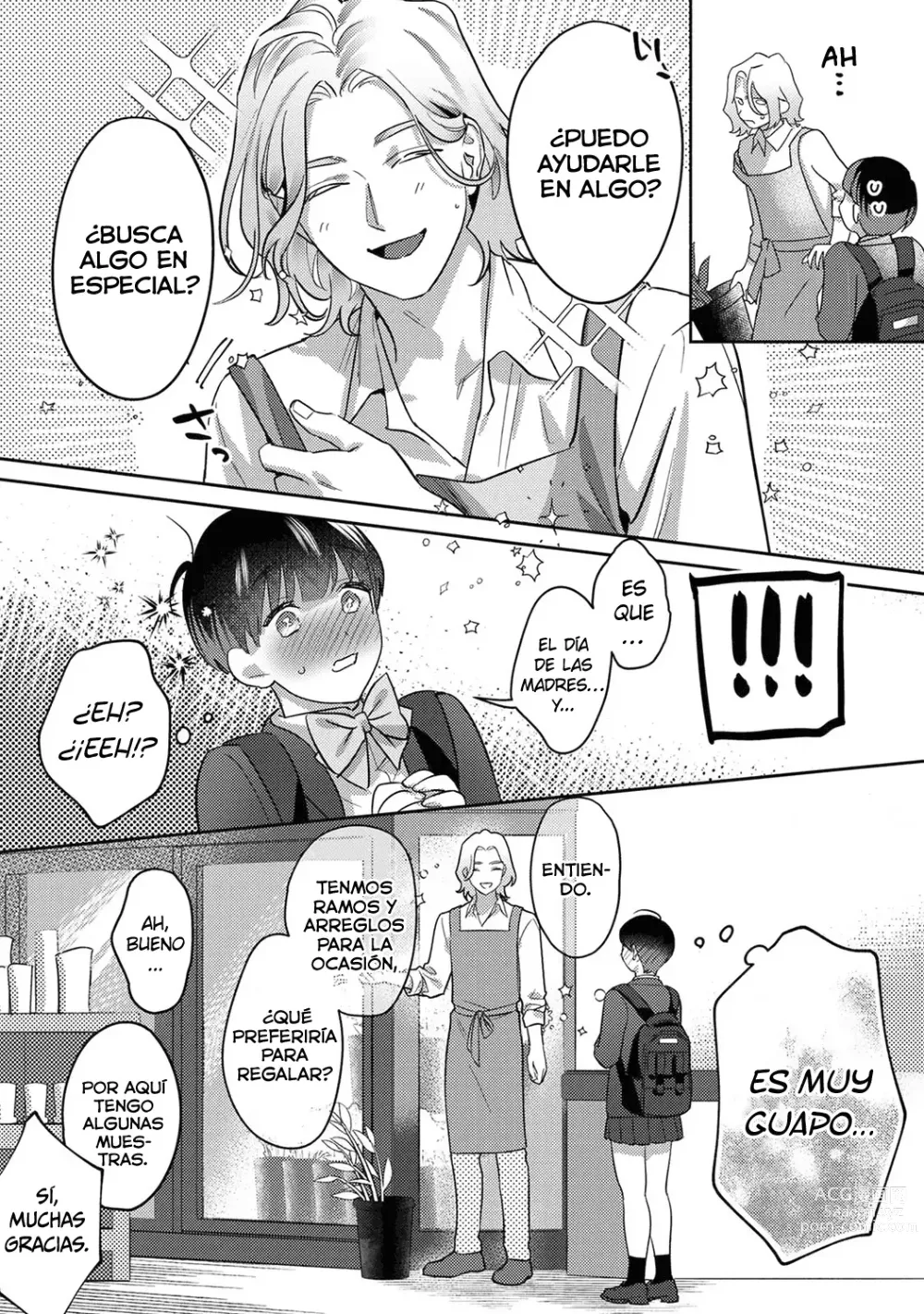Page 6 of manga Ohanayasan to joshi kousei CAP01