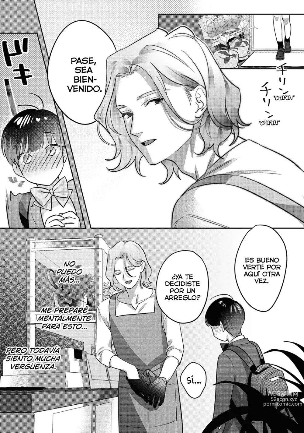 Page 9 of manga Ohanayasan to joshi kousei CAP01