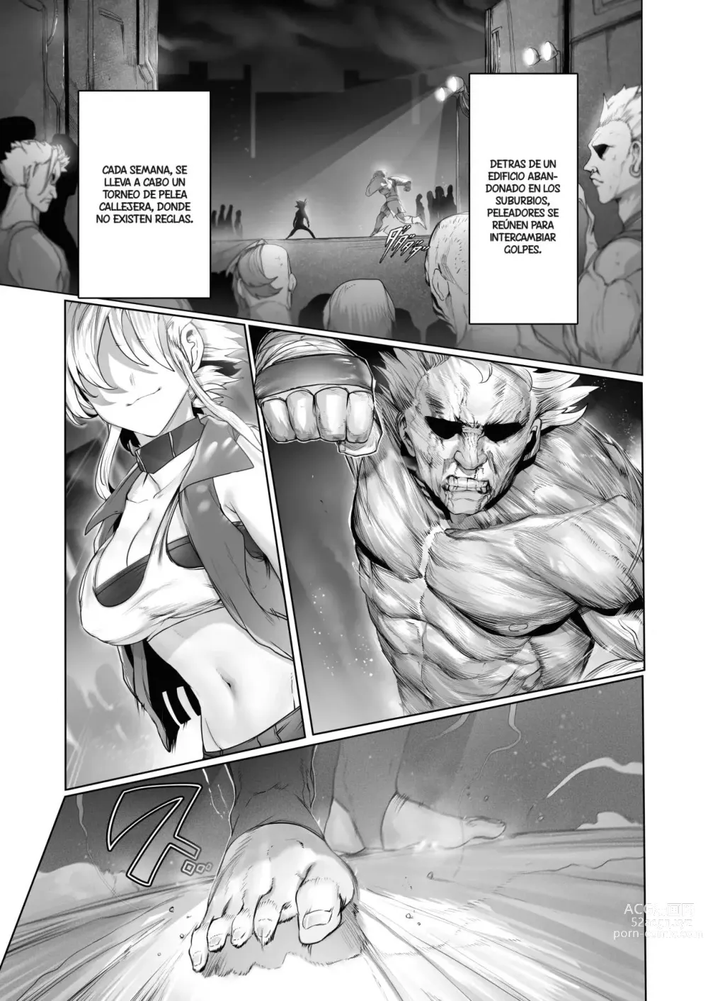 Page 2 of doujinshi Kakutou Rape -Saikyou Shoujo Touka ga Okasareta Hi-