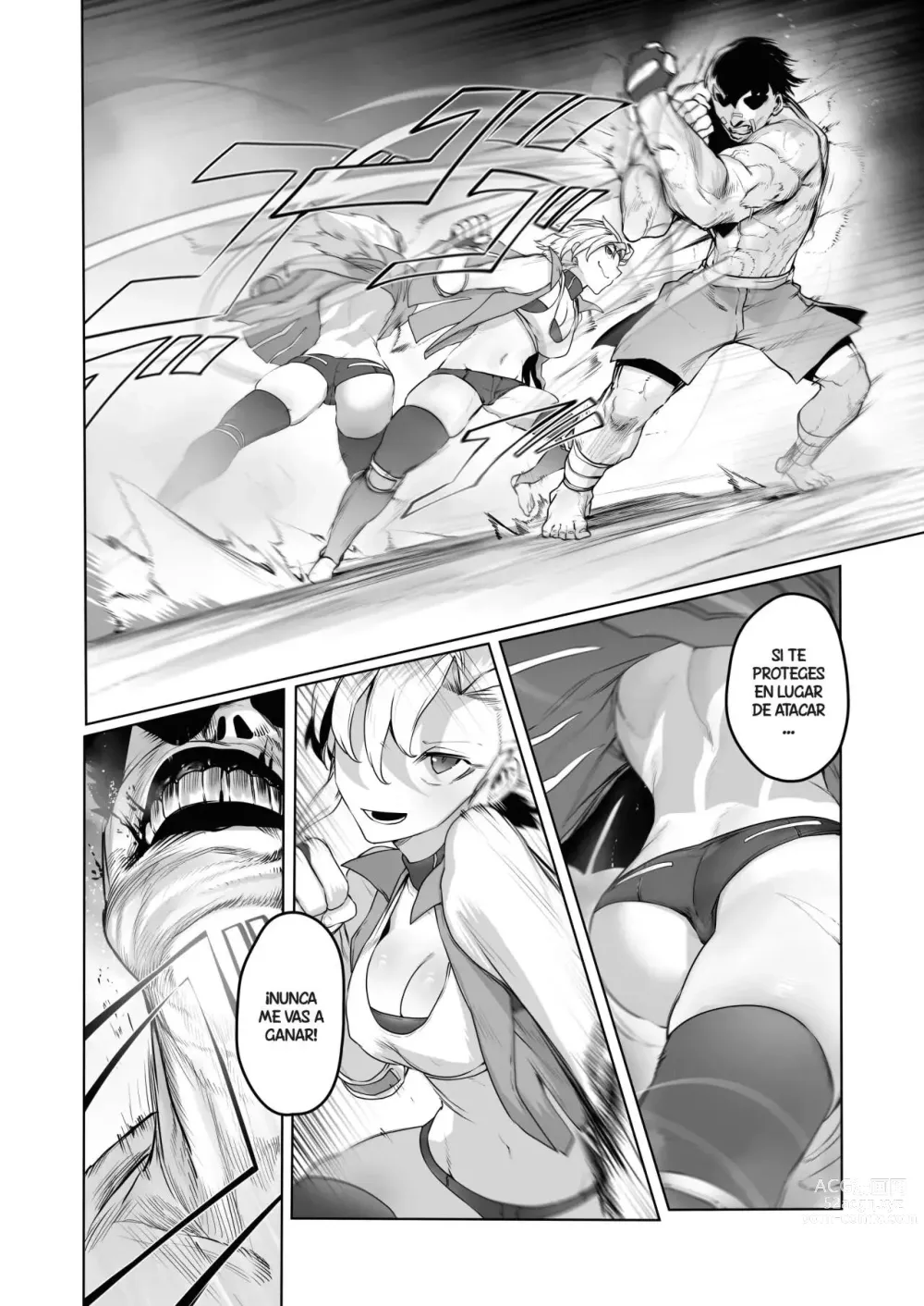 Page 11 of doujinshi Kakutou Rape -Saikyou Shoujo Touka ga Okasareta Hi-