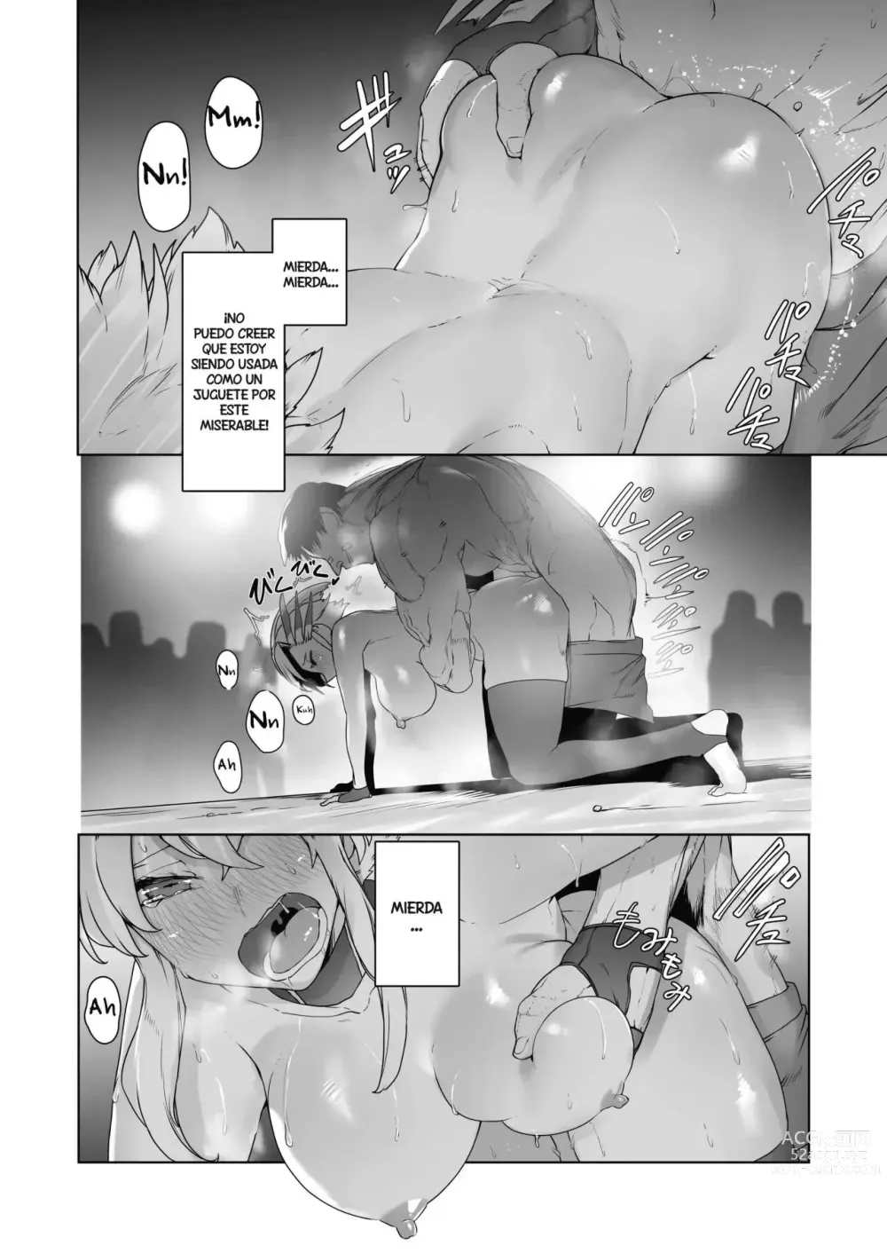 Page 31 of doujinshi Kakutou Rape -Saikyou Shoujo Touka ga Okasareta Hi-