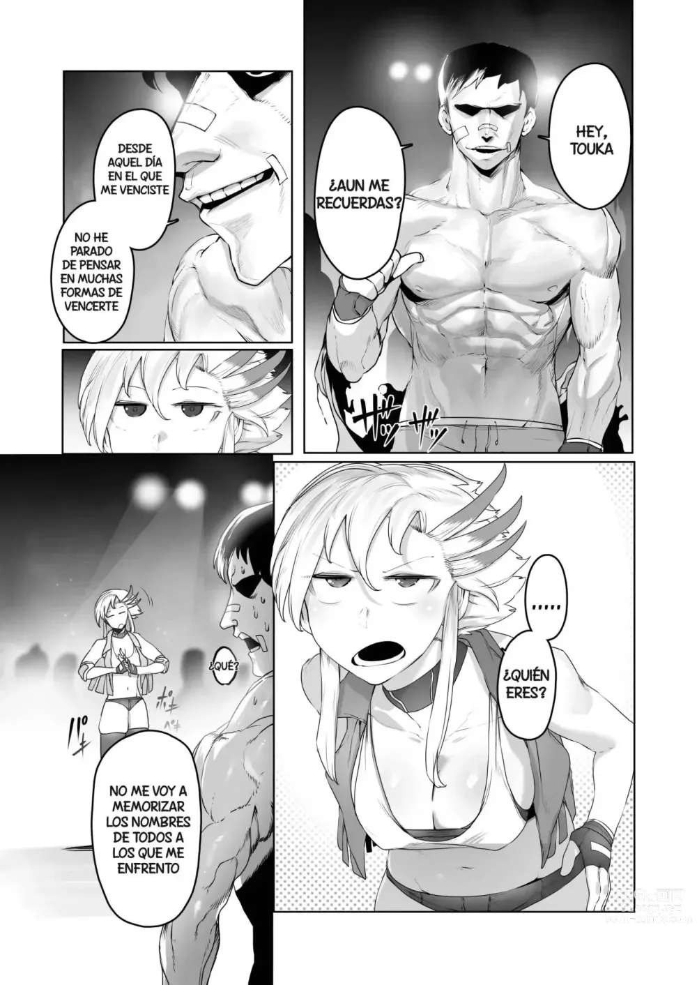Page 6 of doujinshi Kakutou Rape -Saikyou Shoujo Touka ga Okasareta Hi-