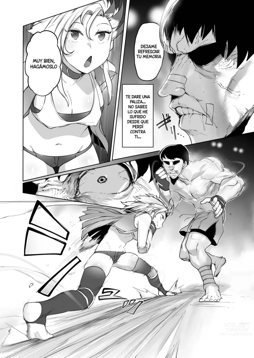 Page 7 of doujinshi Kakutou Rape -Saikyou Shoujo Touka ga Okasareta Hi-