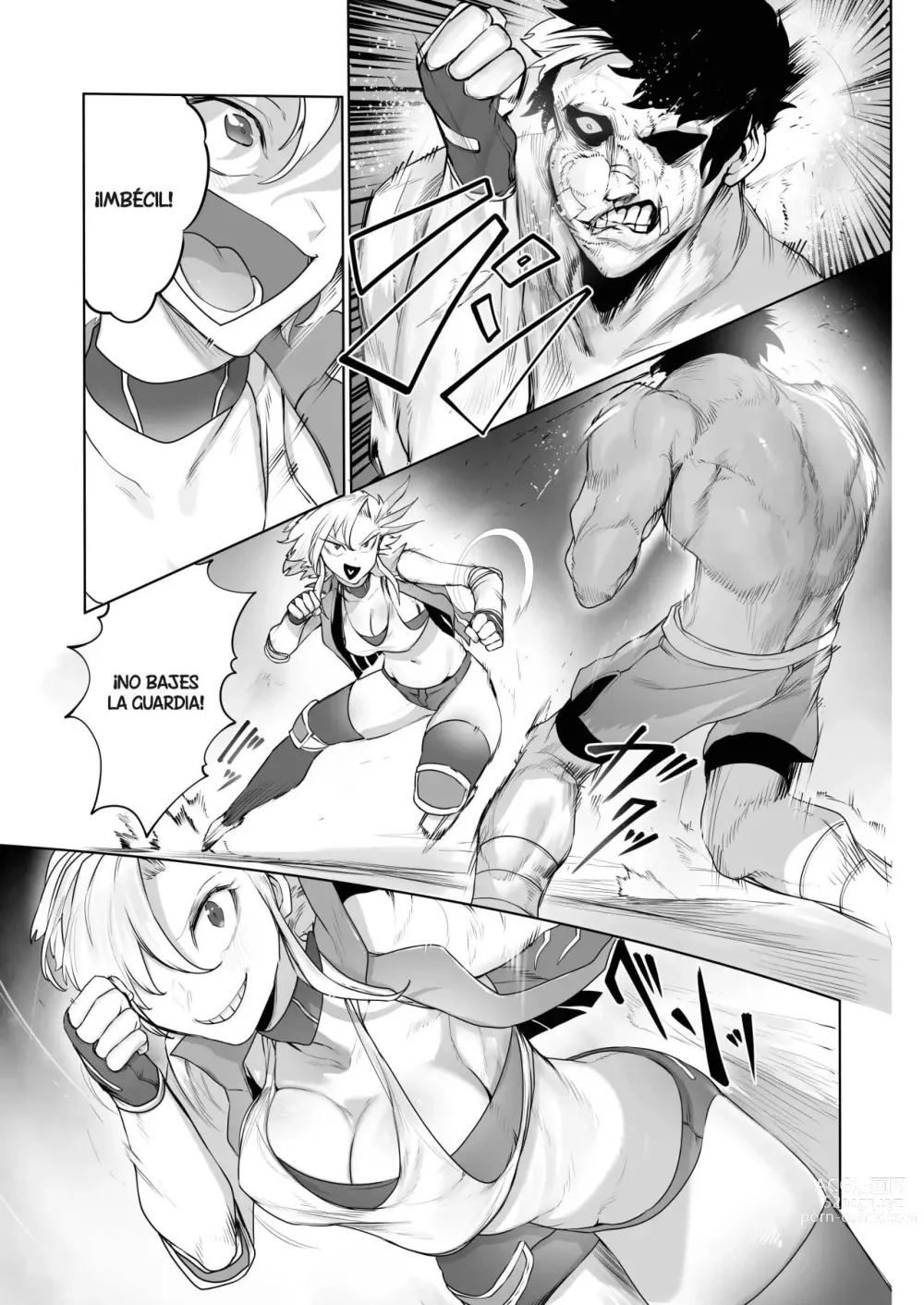 Page 8 of doujinshi Kakutou Rape -Saikyou Shoujo Touka ga Okasareta Hi-