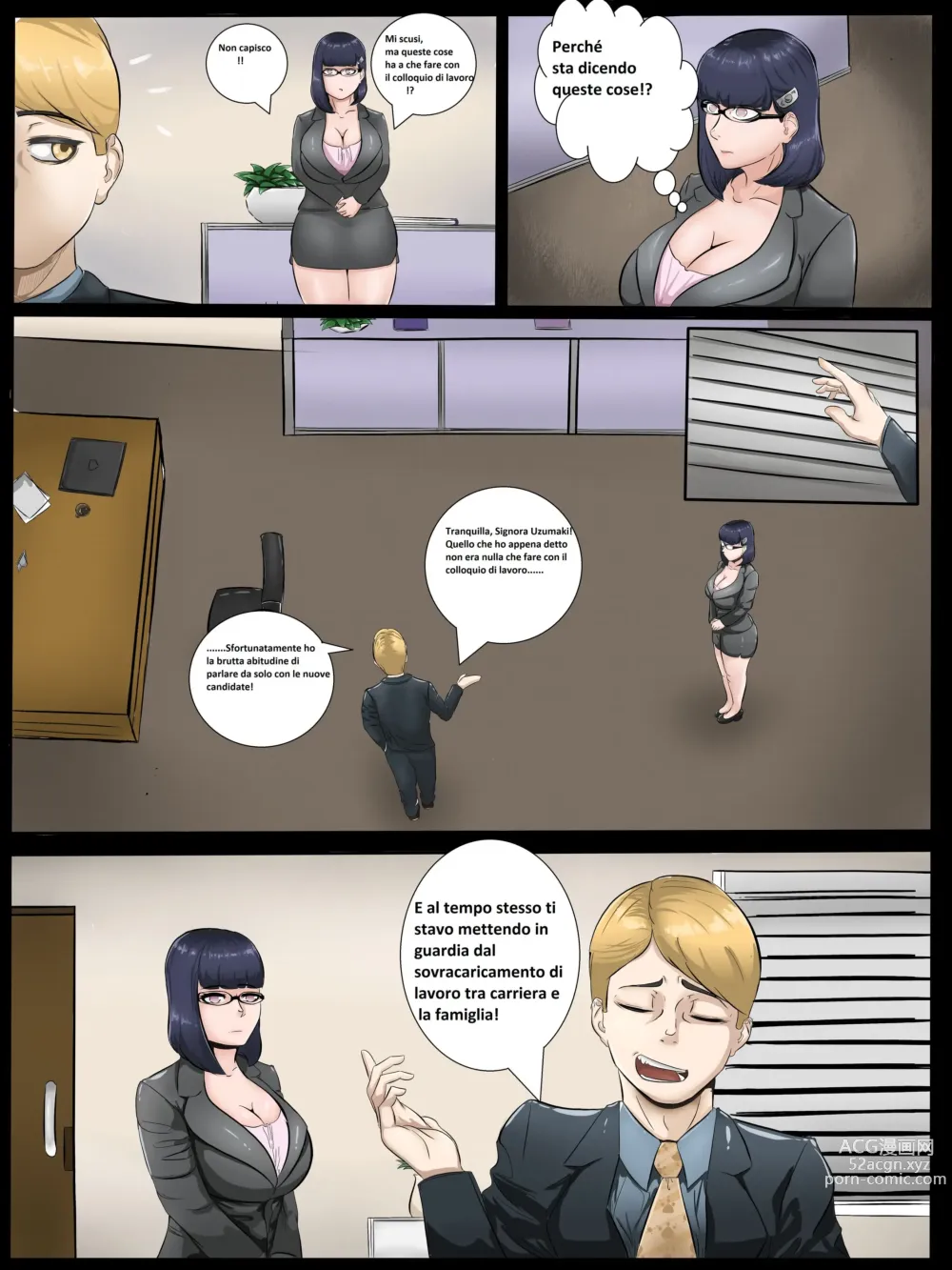 Page 10 of doujinshi Hinata trova lavoro