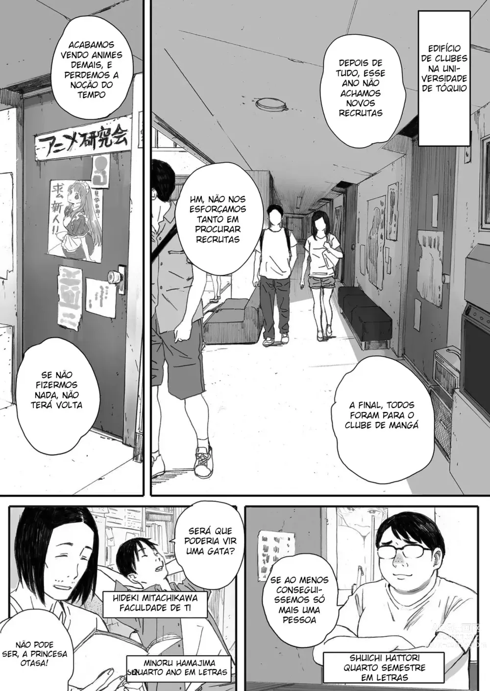 Page 2 of doujinshi Boku no Senpai Kanojo wa OtaCir no Hime ni Naru