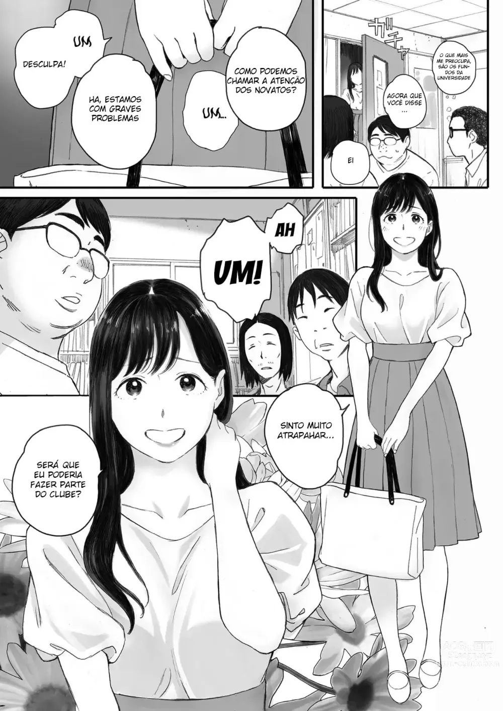 Page 3 of doujinshi Boku no Senpai Kanojo wa OtaCir no Hime ni Naru