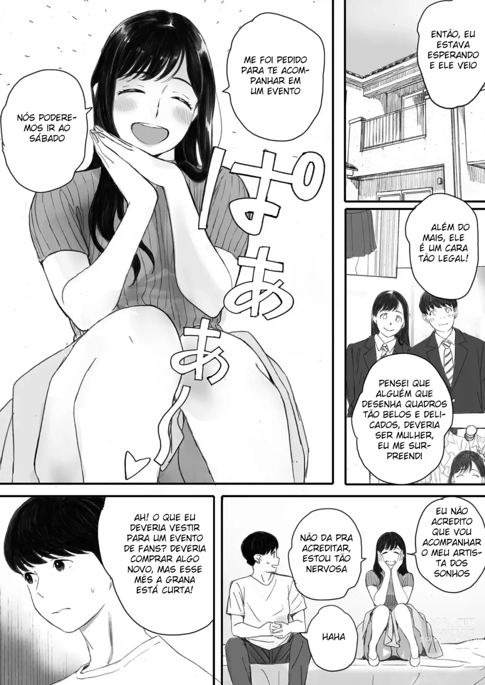 Page 7 of doujinshi Boku no Senpai Kanojo wa OtaCir no Hime ni Naru