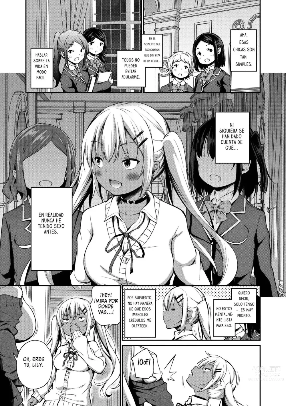 Page 3 of manga La Catastrofe de la Torpe Sucubo Lily-chan (decensored)