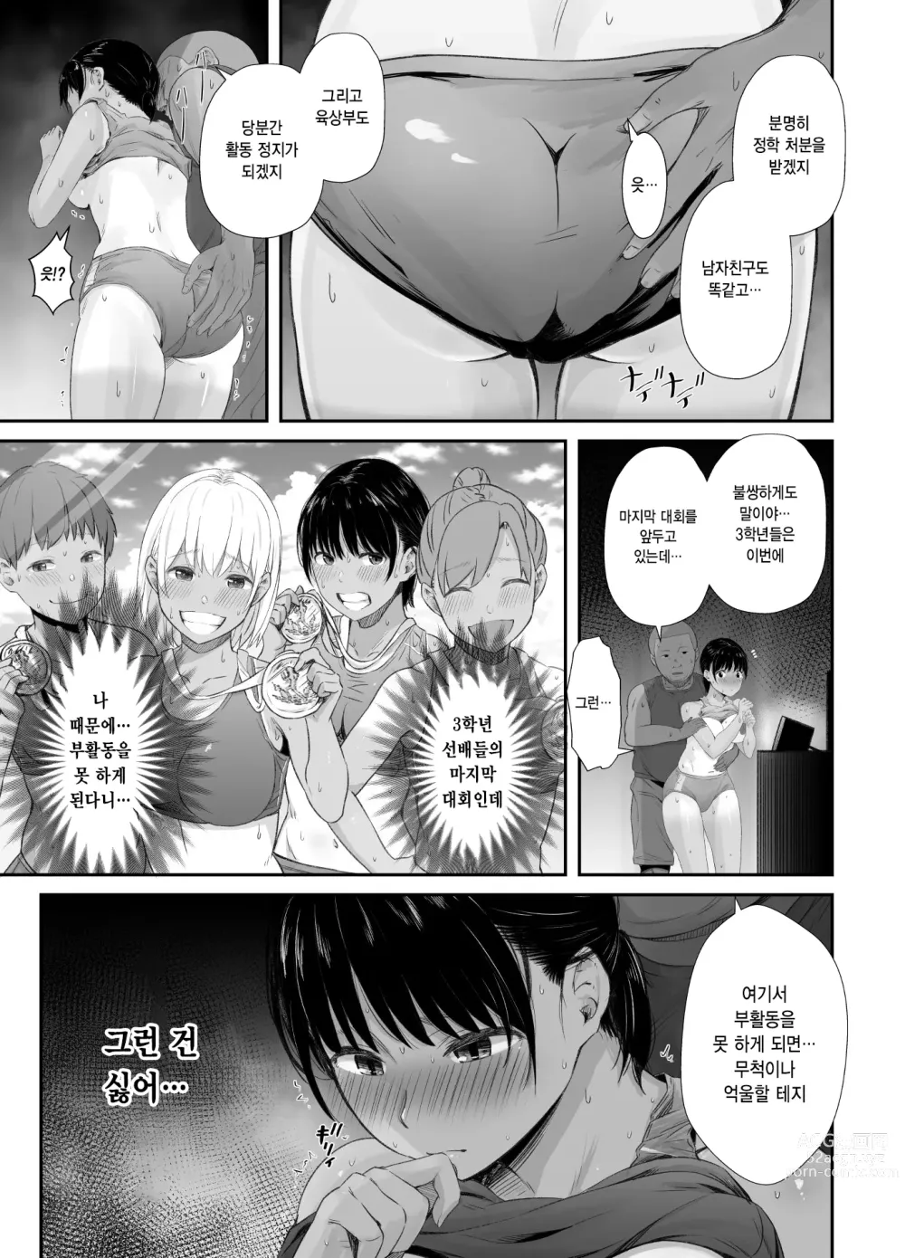 Page 14 of doujinshi 연습에 열중하던 육상부 여친이 수치스런 지도로 굴복할 때까지