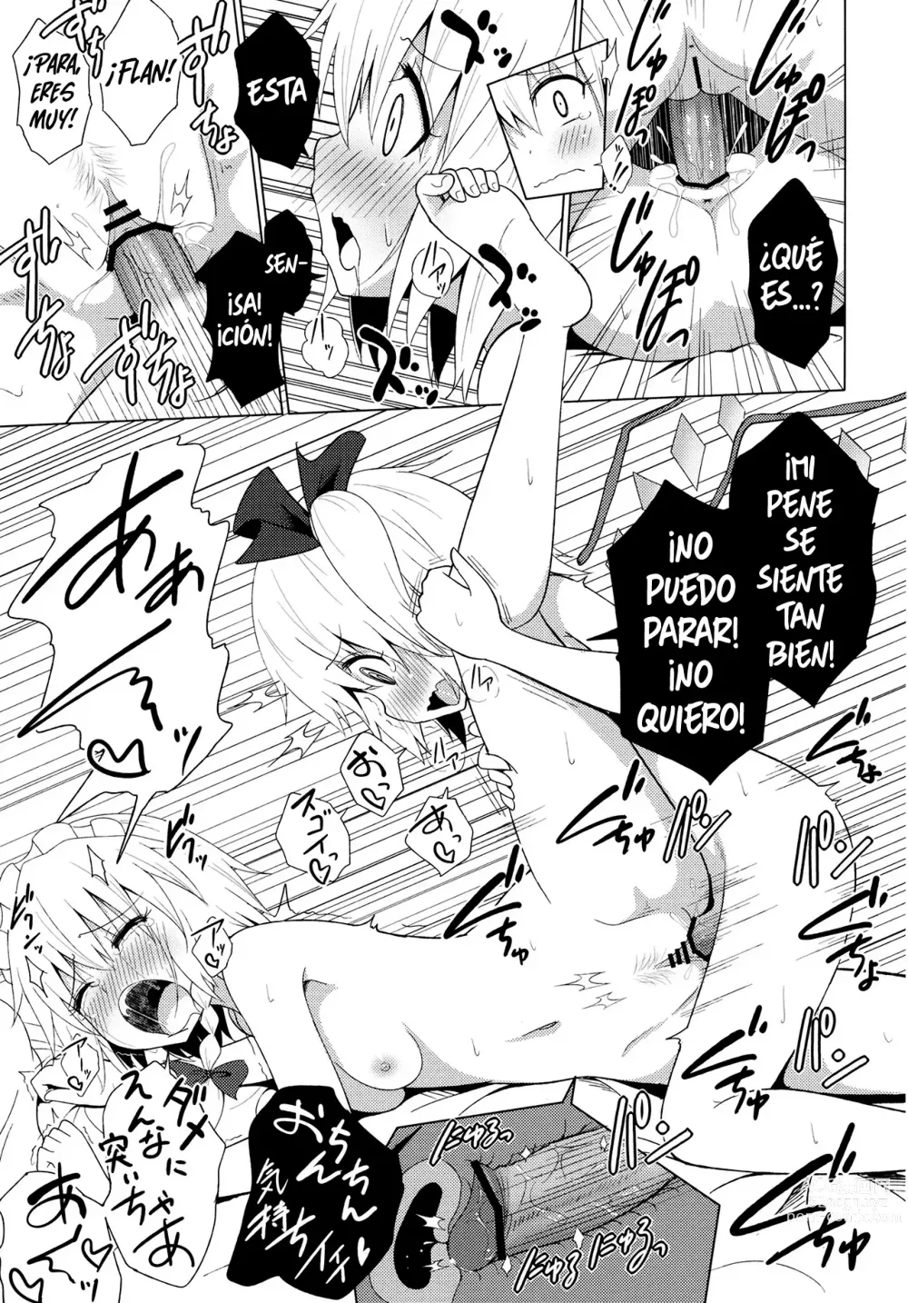 Page 9 of doujinshi Scarlet Devil Mansion Stories, Flandre X Sakuya X Remilia