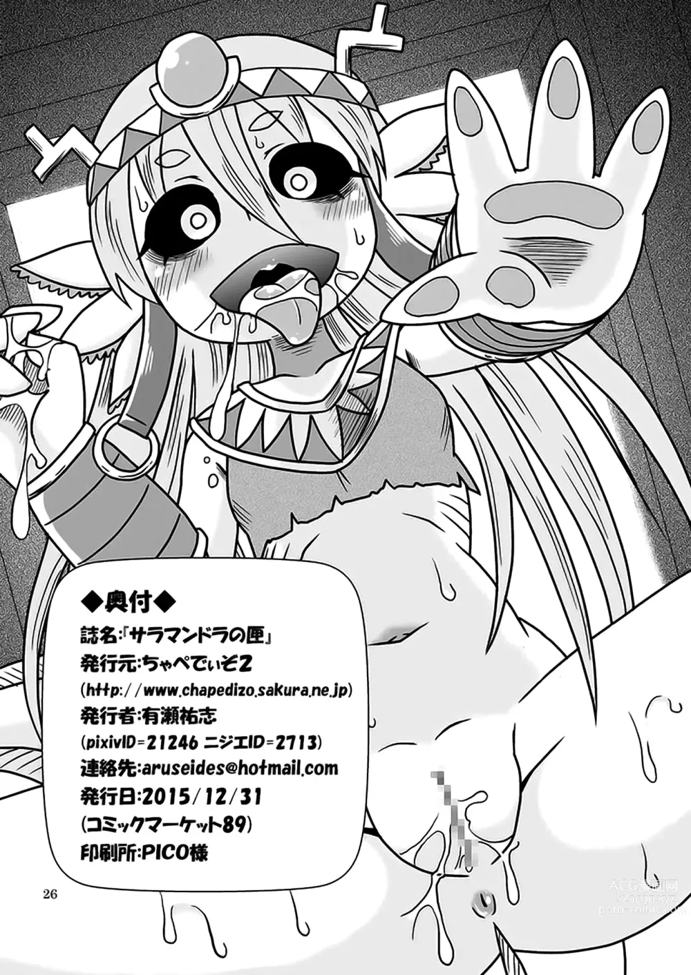 Page 25 of doujinshi Salamandra no Hako