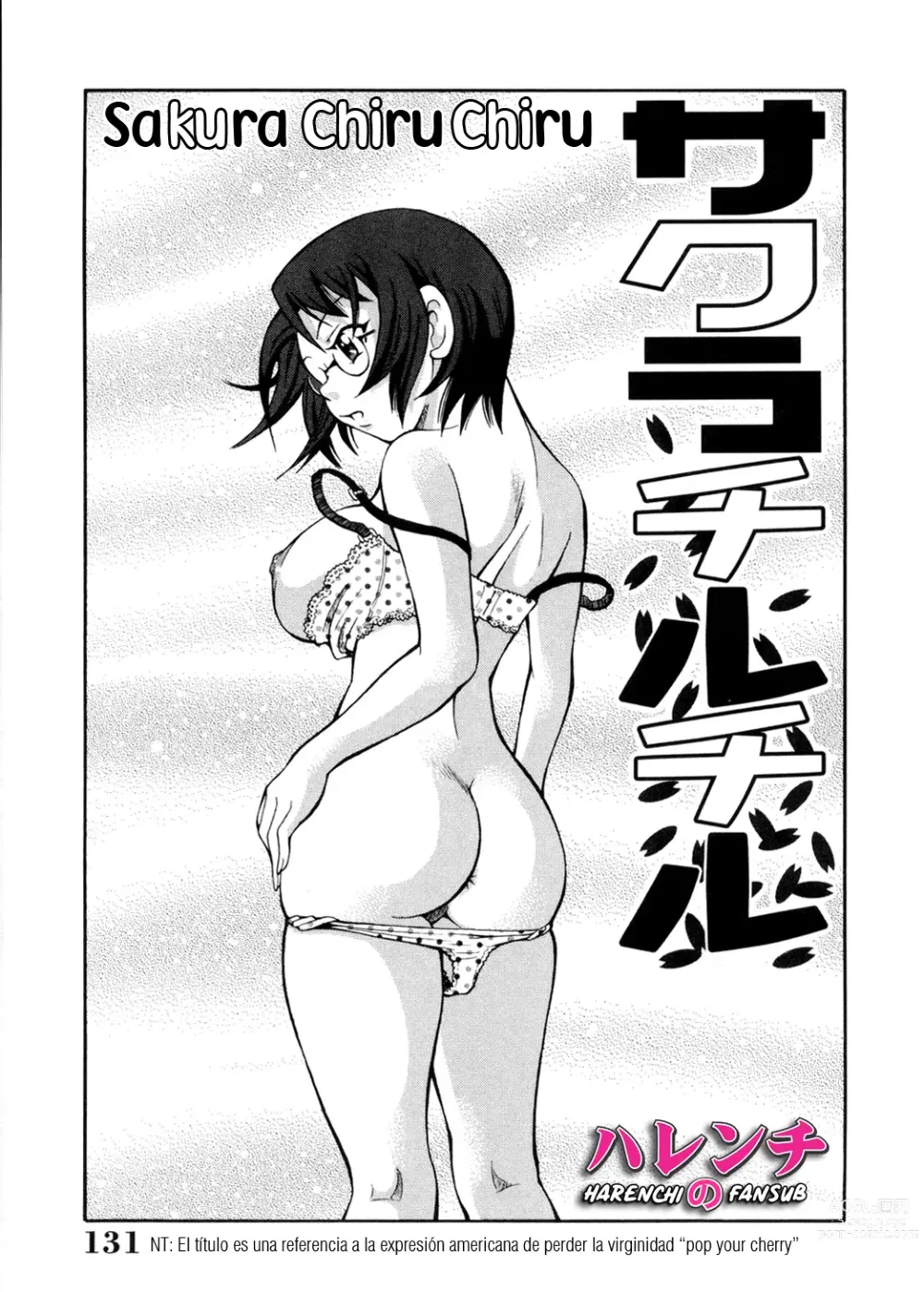 Page 1 of manga Sakura Chiruchiru (decensored)
