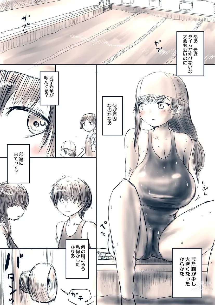 Page 2 of doujinshi Kouhai no Yokochichi Neburi