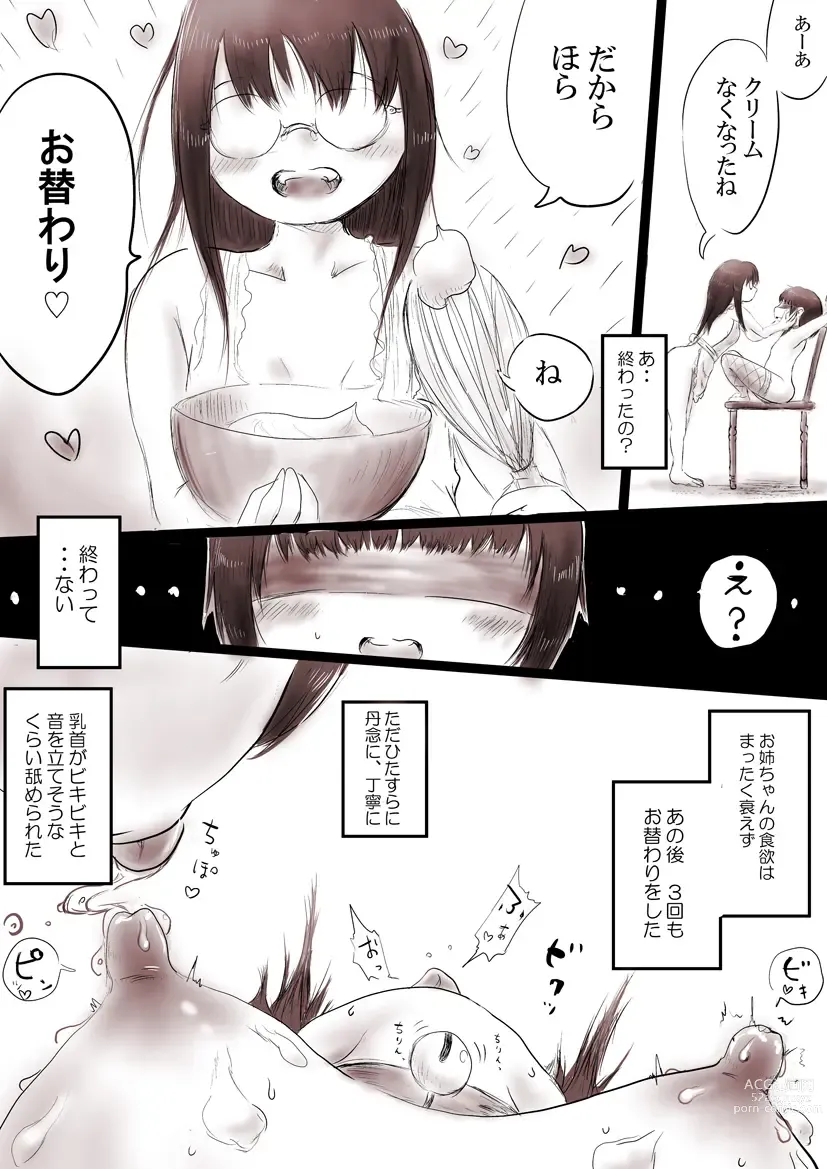 Page 8 of doujinshi Onee-chan to Dessert Time + Omake