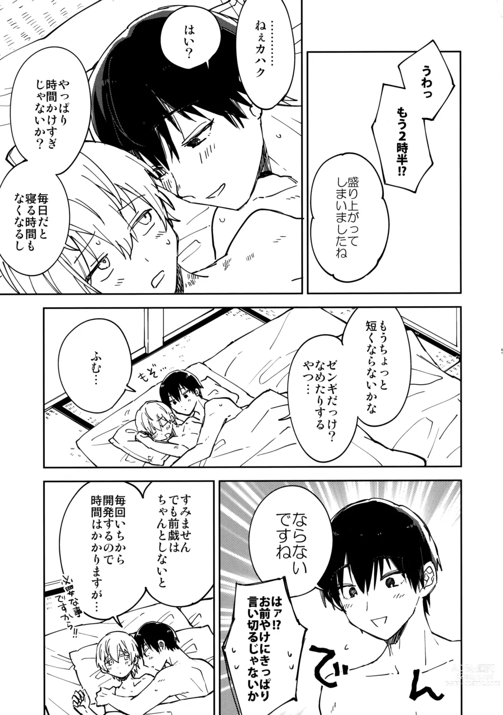Page 4 of doujinshi Fujimi-kun no Binkan na 1-nichi