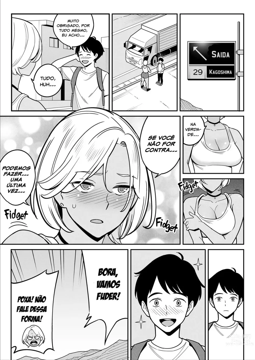 Page 43 of doujinshi Truck Girl to Iede Boy Otona e no Tabi