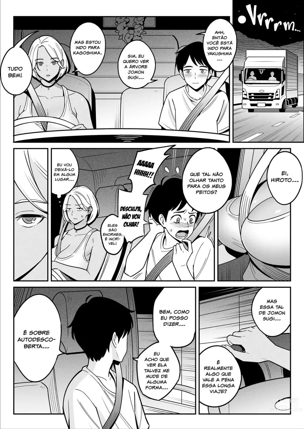 Page 9 of doujinshi Truck Girl to Iede Boy Otona e no Tabi
